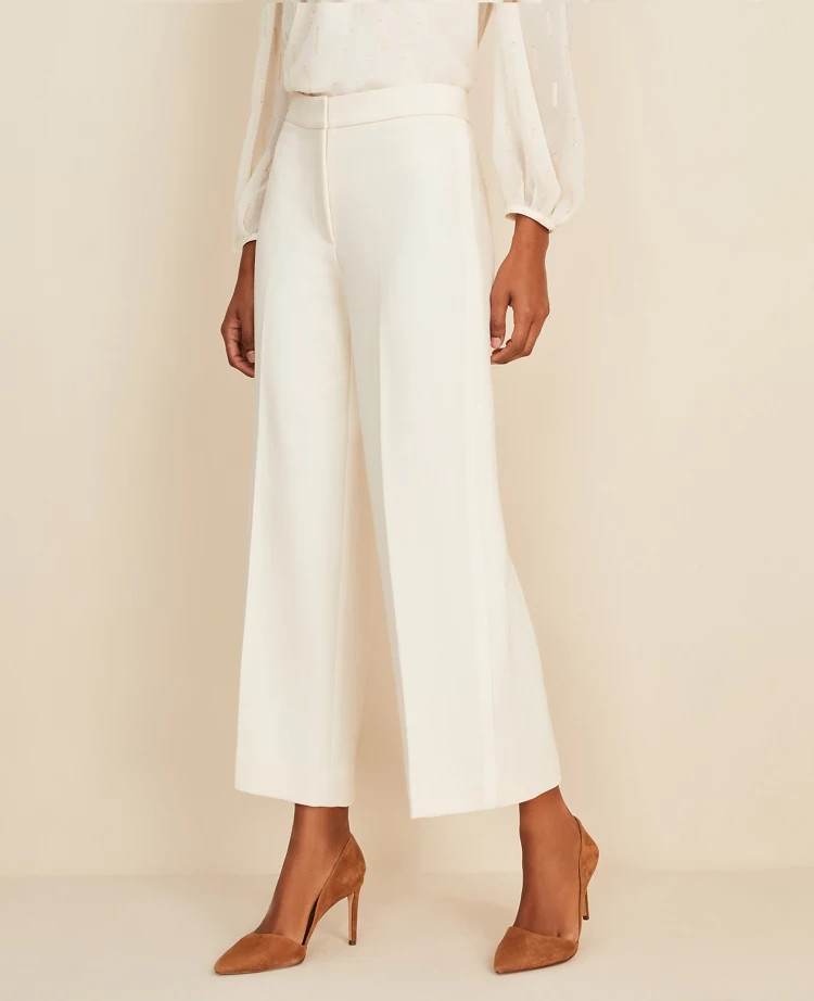 The Tuxedo Wide Leg Marina Pant | Ann Taylor | Ann Taylor (US)