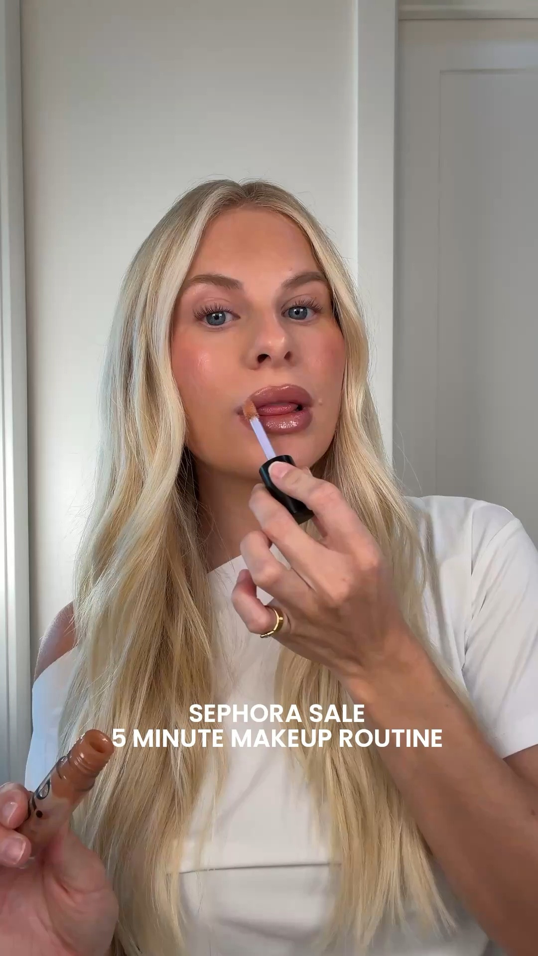 My five minute makeup routine! Use code: SPRINGSALE for 10-20% off your entire purchase! Wearing a med in top! #kathleenpost

SPF - fair/medium
Foundation - n6
Blush - pinkgasm
Bronzer - Terra sol light med
Setting powder - fair pink
Brow gel - blonde 
Mascara - brown
Liner/stain - twist
Gloss - shake

Sephora sale, Sephora spring savings event, beauty sale, gym makeup

#LTKBeauty #LTKSaleAlert #LTKgrwm