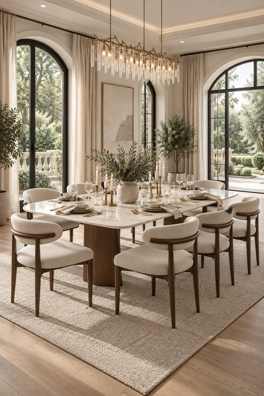 This dining set looks SO high-end. The light stone-style tabletop paired with those curved cream chairs makes the entire room feel bright, luxe, and polished. Such a beautiful Wayfair find if you want your fall refresh to feel more elevated than rustic.
#WayfairFinds #LuxuryDiningRoom #DiningTableSet #CreamDiningChairs #ModernDiningRoom #FallDiningRoom #FallRefresh #LaborDaySale #WayfairSale #NeutralHome #LuxuryHomeDecor #DiningRoomInspo #ModernHome #HomeRefresh #WayfairDining 

 #LTKSeasonal #LTKHome #LTKSaleAlert