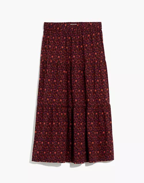 Pull-On Tiered Maxi Skirt in Orchard Floral | Madewell