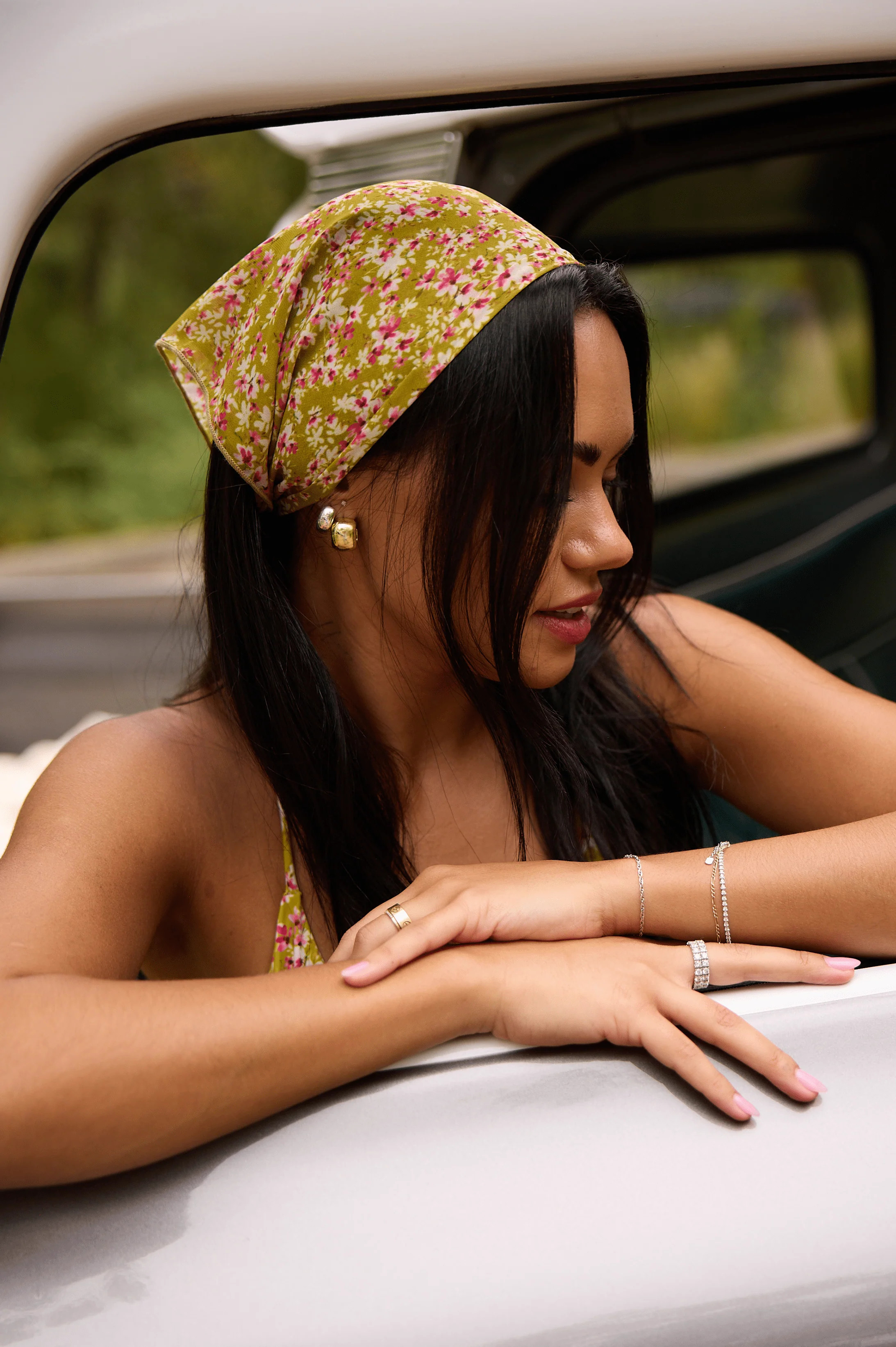 Head scarf in Matcha | RESA / SHOP-RESA.COM