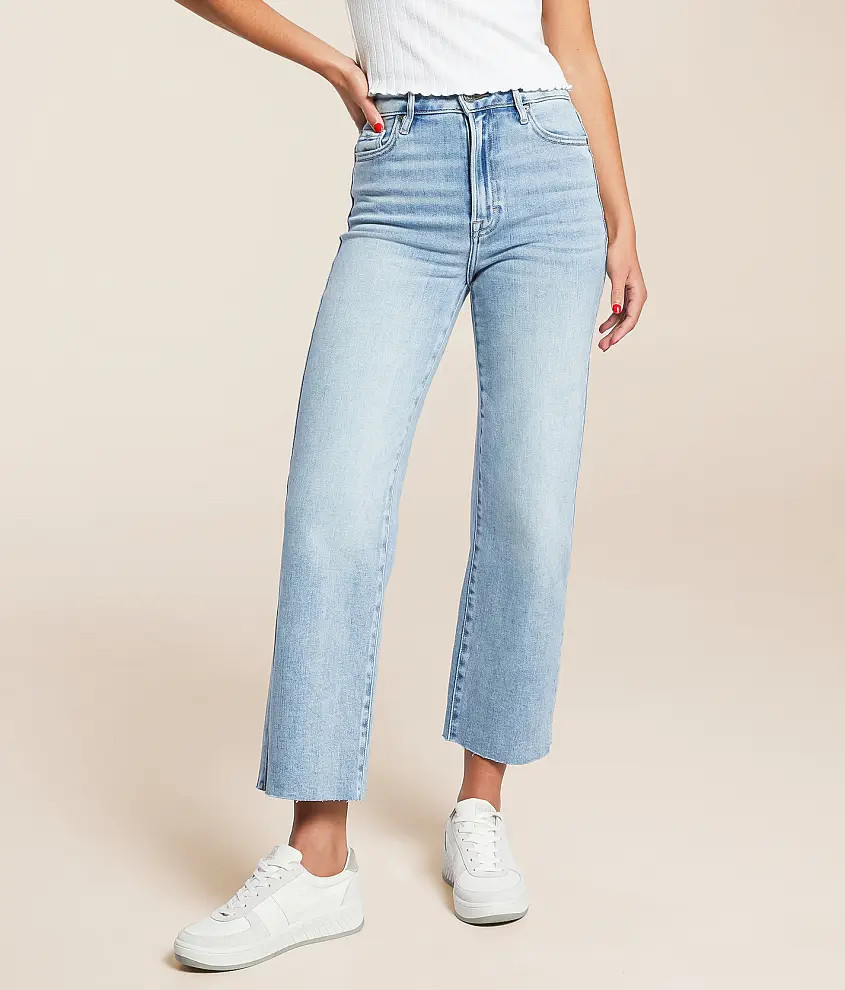 Ella Cropped Straight Stretch Jean | Buckle