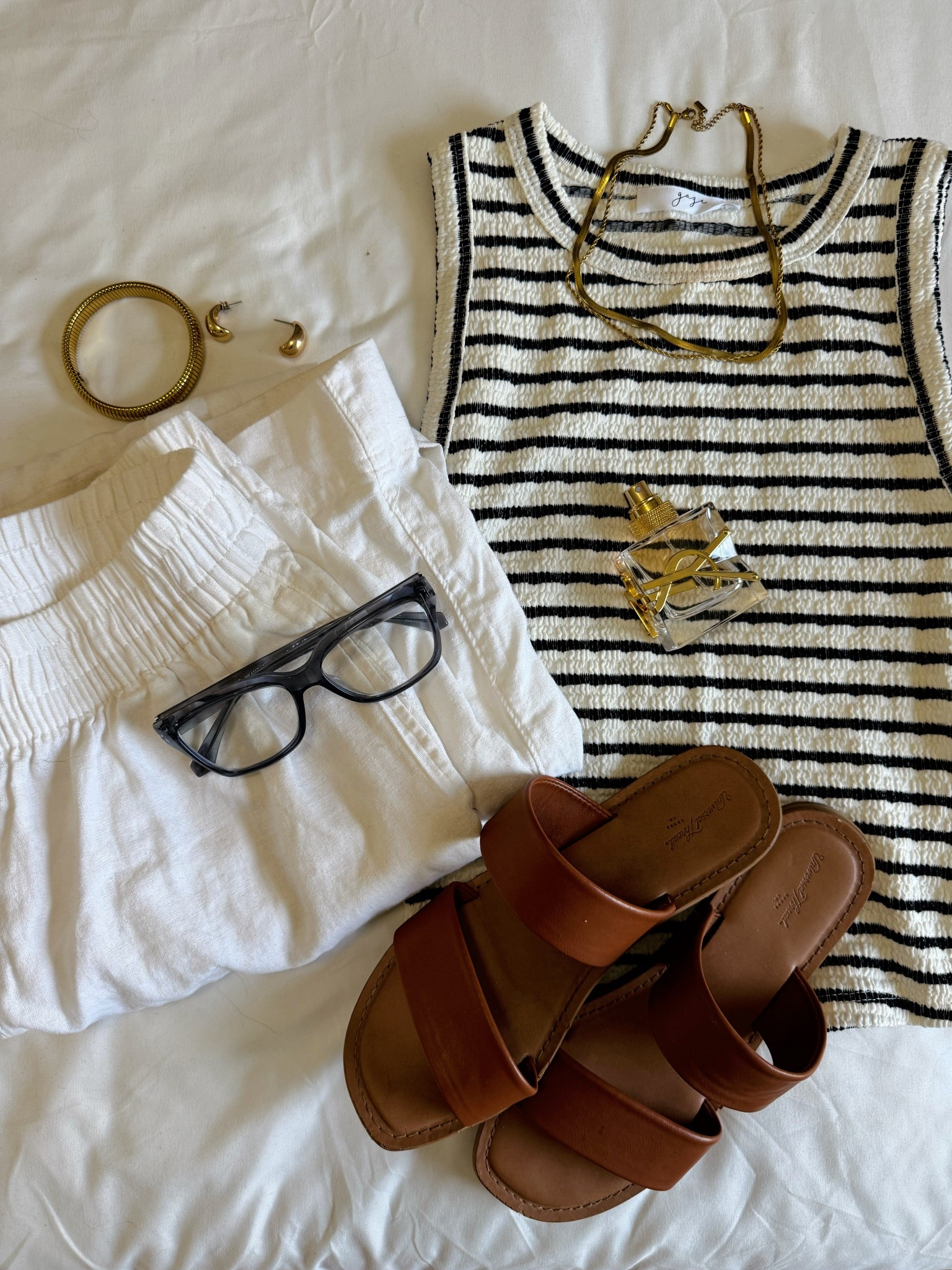 flatlay casual spring ootd 

#LTKStyleTip #LTKSeasonal #LTKBeauty