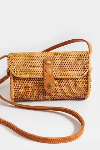 Lili Straw Crossbody | Francesca's