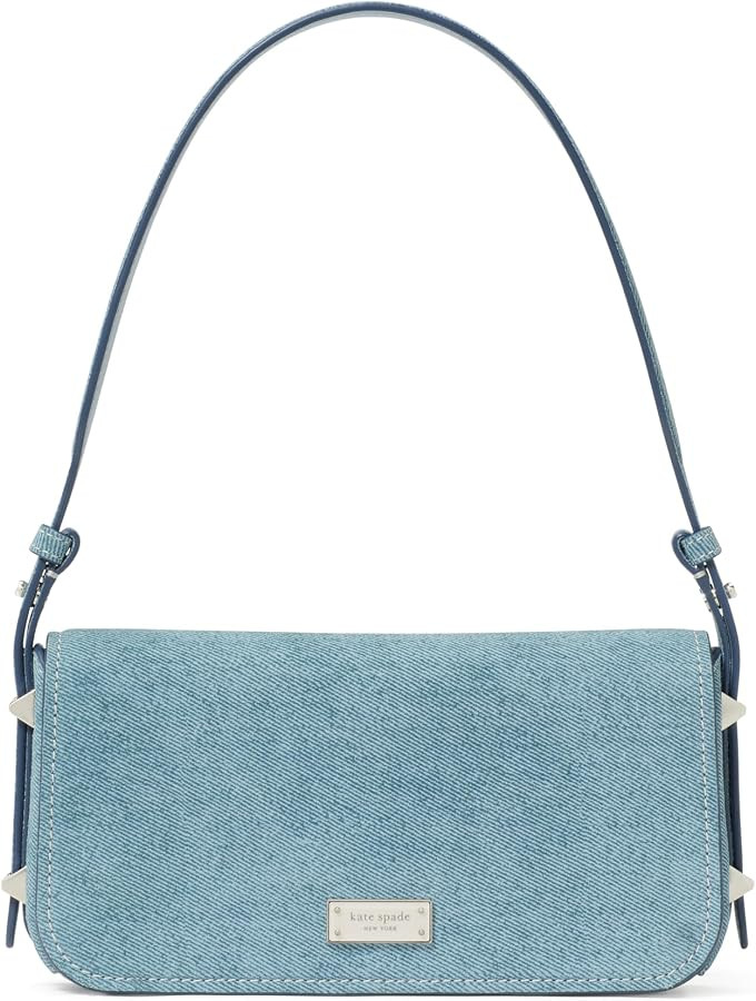 kate spade new york Liv Denim Suede Small East West Shoulder | Amazon (US)