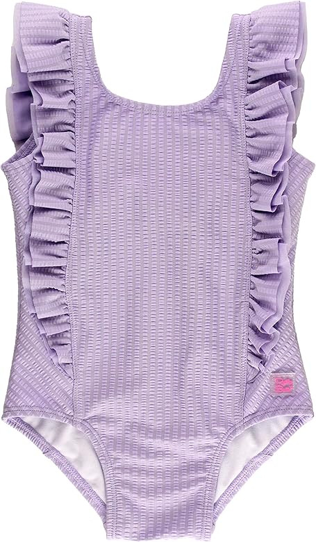 RuffleButts® Baby/Toddler Girls Ruffle Strap One Piece Swimsuit w/UPF 50+ Sun Protection | Amazon (US)