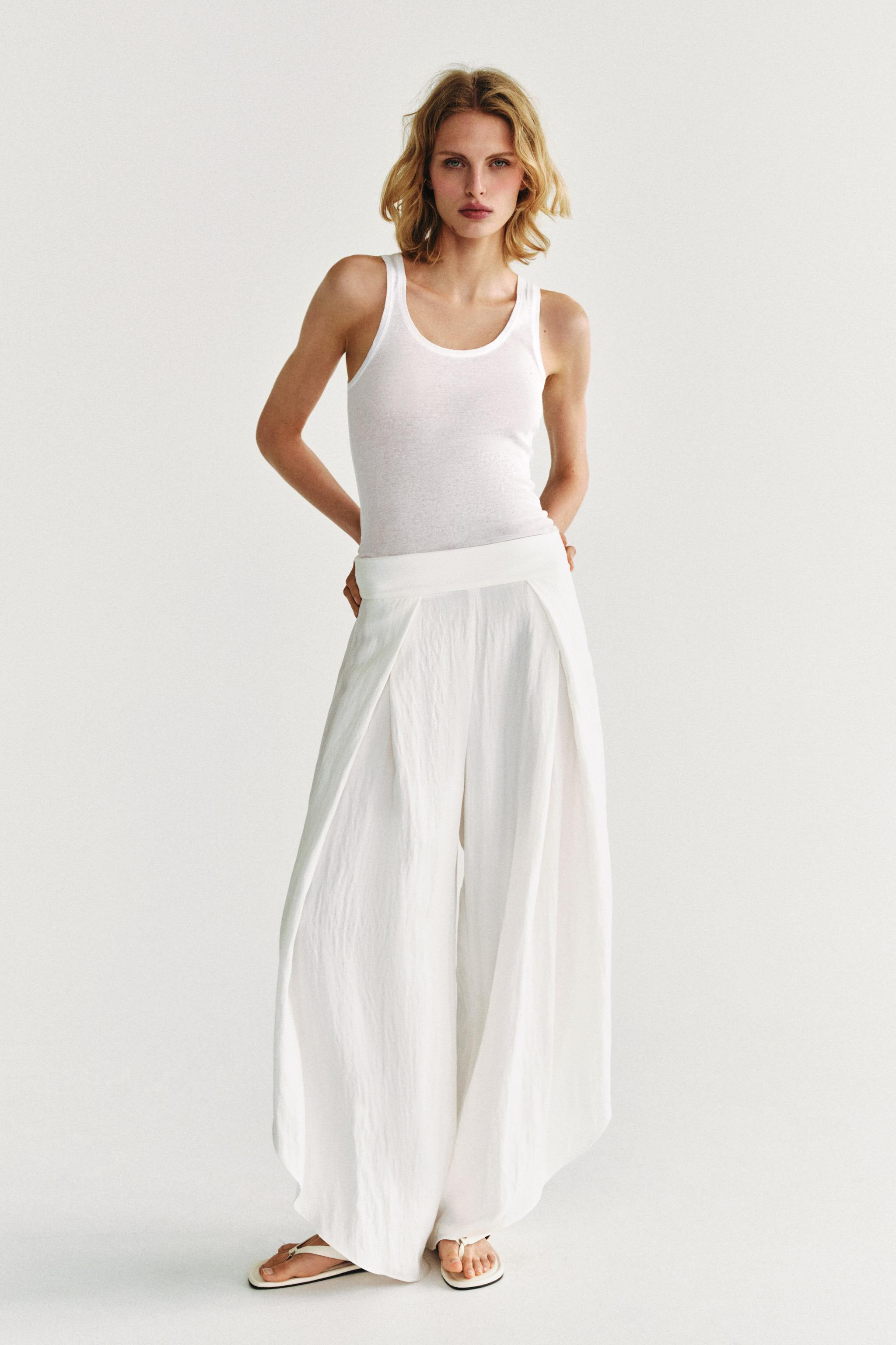 ZW COLLECTION VENTED PANTS | Zara US