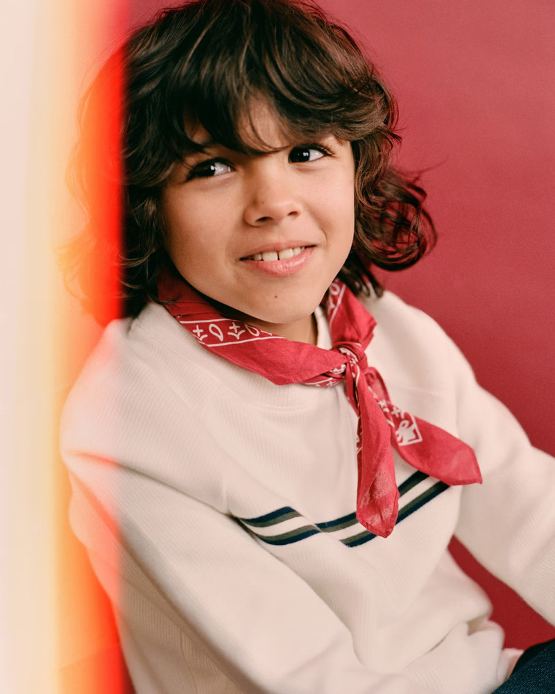 long-sleeve vintage-inspired tee | Abercrombie & Fitch (US)