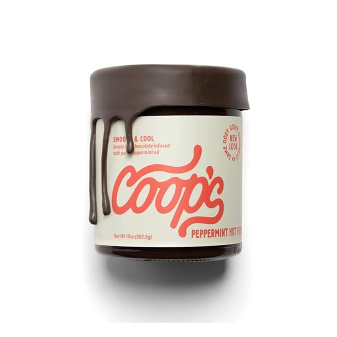Coop's Peppermint Hot Fudge, All Natural Peppermint Hot Chocolate Gift Non GMO Chocolate Ice Crea... | Amazon (US)