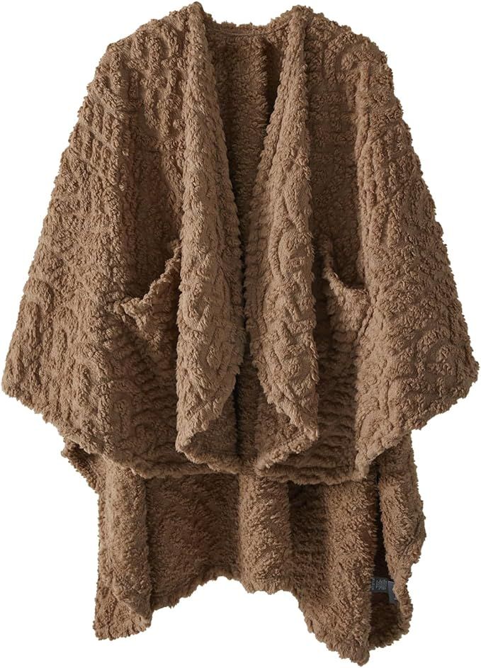 Royoliving Fuzzy Sherpa Wearable Fleece Blanket with Pockets for Adults, Ultra Soft Plush Shawl T... | Amazon (US)