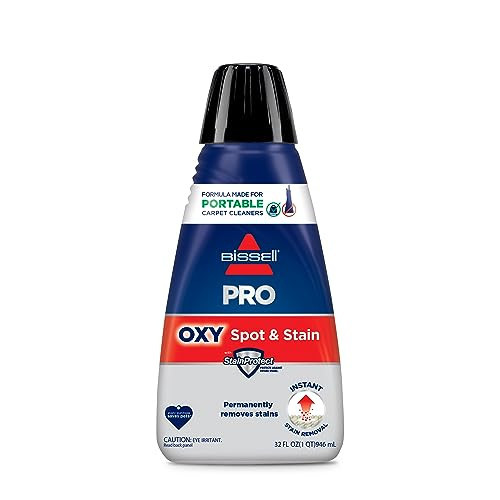 Bissell Professional Spot and Stain + Oxy Portable Machine Formula, 32 oz, Single, 32 Fl Oz | Amazon (US)