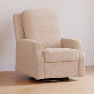 Namesake Crewe Swivel Glider Manual Recliner, Cream | Ashley Homestore