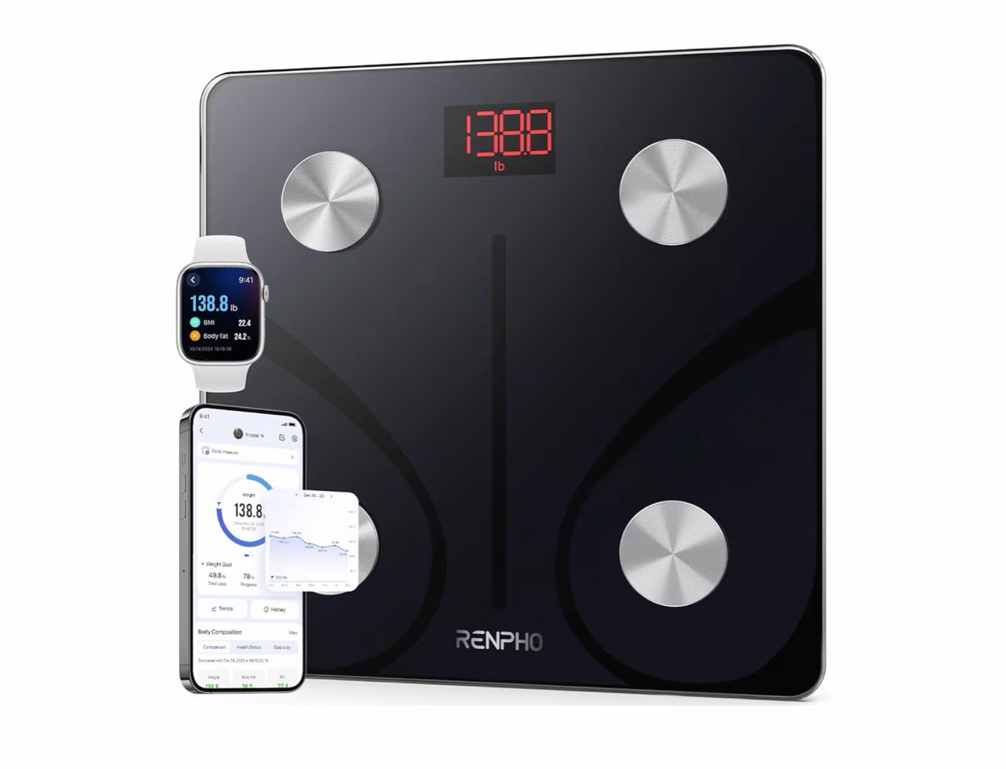The scale that changed my life🚨download the app that’s goes along with it to see progress/details 

#LTKfitnessgoals #LTKActive #LTKSaleAlert