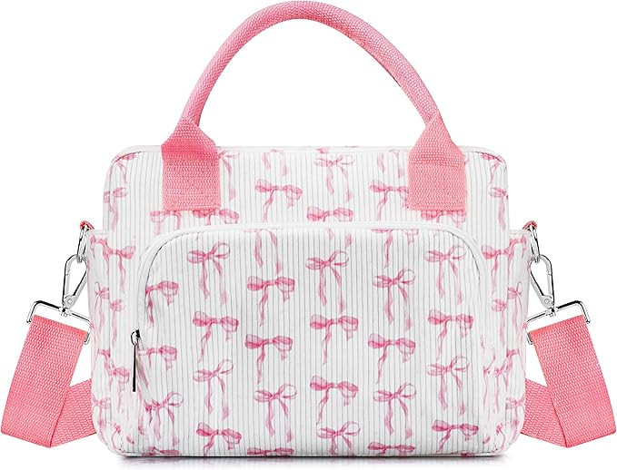 Lunch Box for Women Insulated Lunch Bag Cute Corduroy Lunch Tote Bags Lightweight Reusable Leakpr... | Amazon (US)