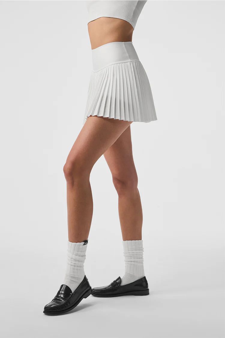 Grand Slam Tennis Skirt - White | Alo Yoga