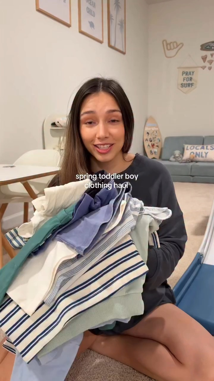 THE CUTEST toddler boy spring clothing haul 🥹