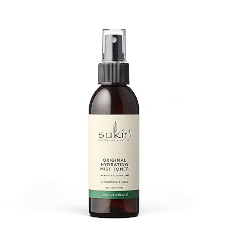 Sukin Organics Hydrating Mist Toner, Rosewater Facial Mist Spray, Refreshing Skin Care Routine Fo... | Amazon (US)