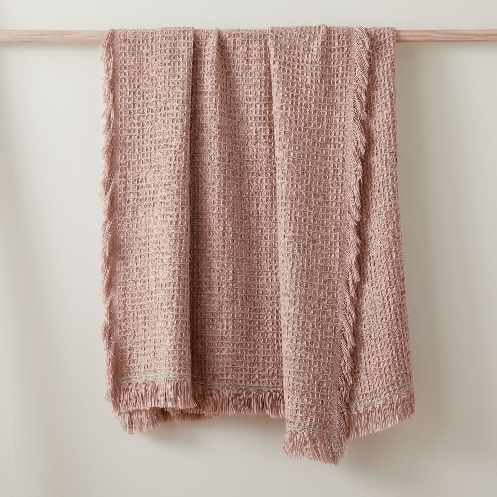 Cotton Waffle Throw | West Elm (US)