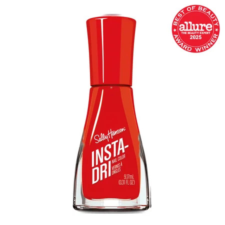 Sally Hansen Insta-Dri Nail Color Polish, Augmented Red-ality, 0.31 fl oz, Quick Dry | Walmart (US)