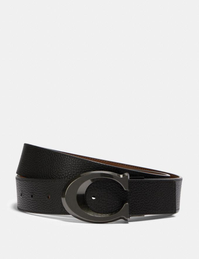 Signature Buckle Cut-To-Size Reversible Belt, 38mm | Coach Outlet US