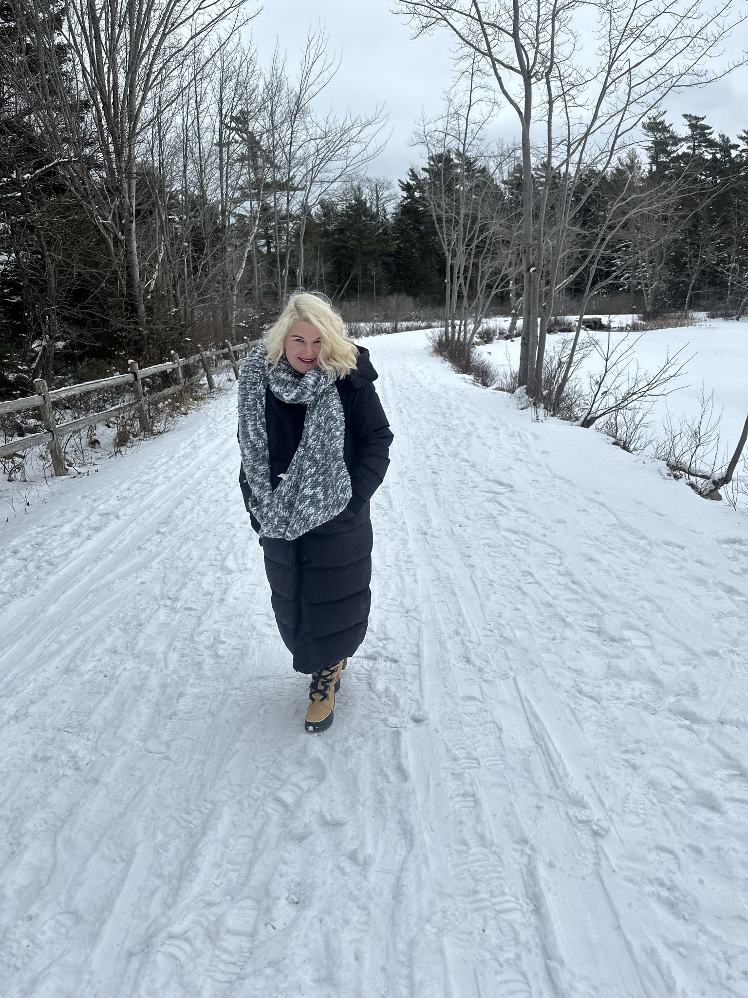 Even with the cold, I try to get outside every day for a three mile walk.

#LTKfitnessgoals #LTKActive #LTKSeasonal