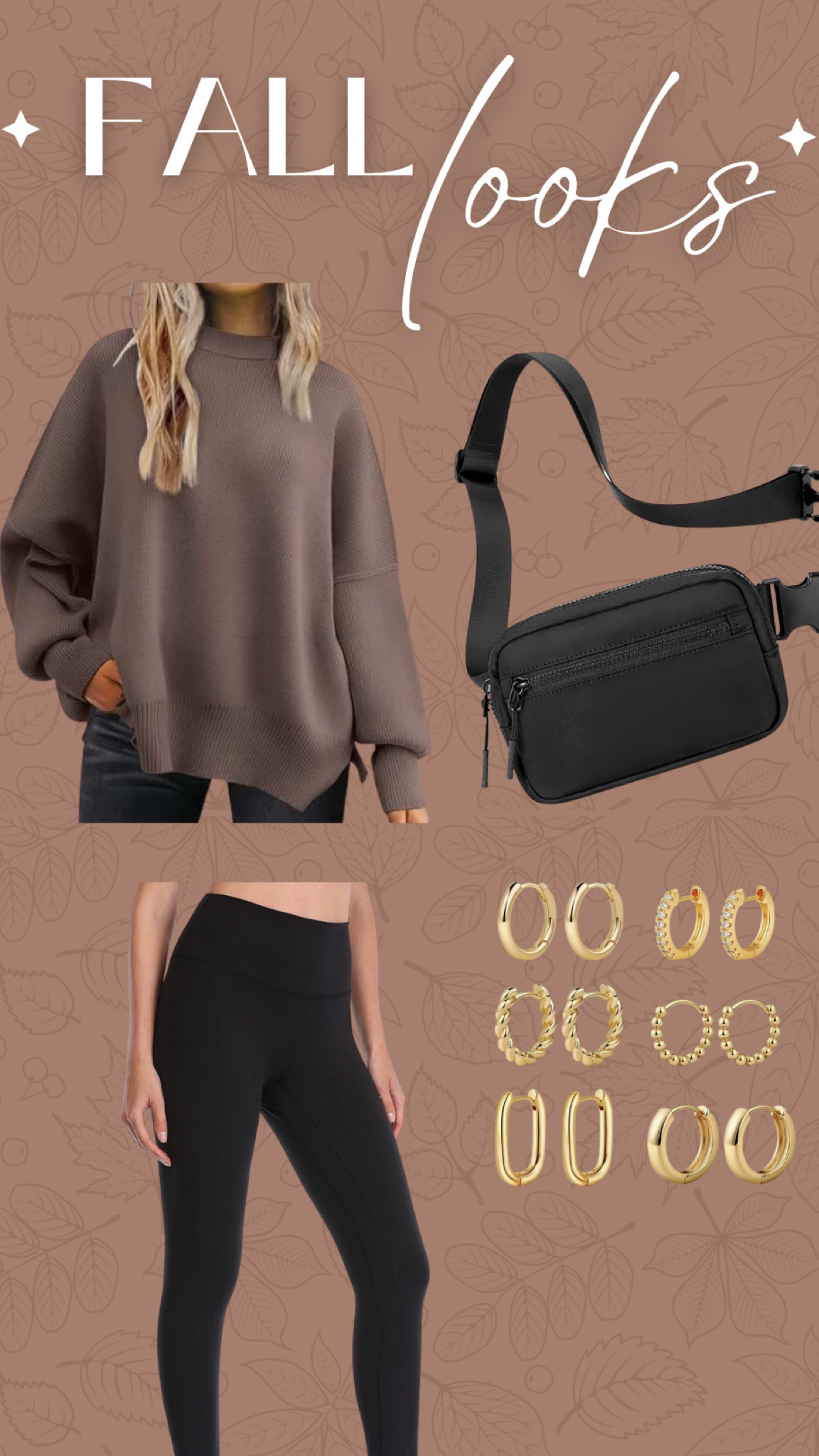 *gets below 80F*
*starts shopping for sweaters*

had to get the Look Book going to get myself ready for fall fashion!!🍁

I got the leggings in a medium & they are true to size w/ a good stretch! (I’m ~5’9”/153lbs)

note: the hoop earrings are dainty, and they have not bothered my ears by wearing them (I’m always mindful of that bc I have sensitive skin!)

| Women’s Fall Outfits

#LTKFindsUnder50 #LTKSeasonal