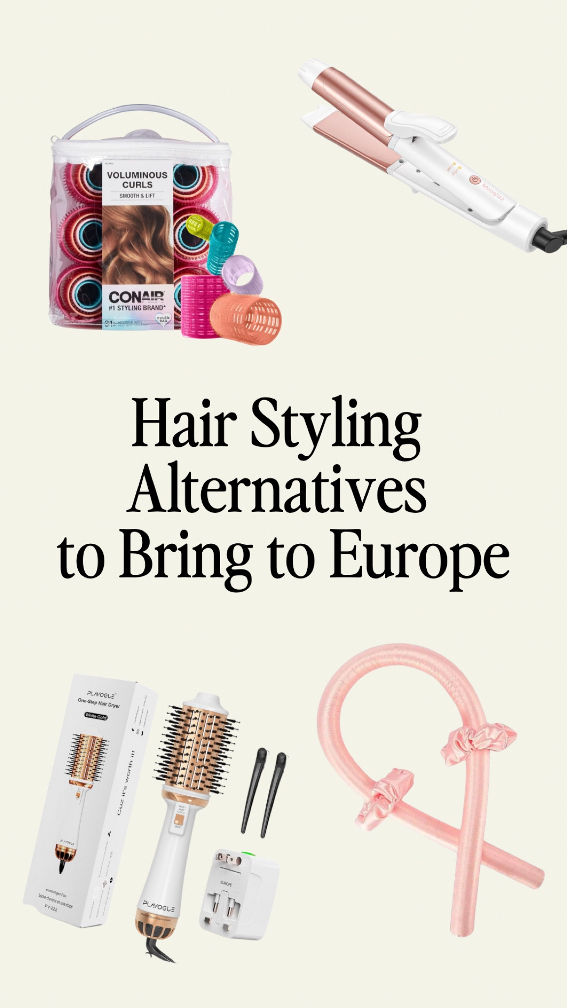 PSA! Your Dyson, curling iron and straightener will blow a fuse or totally break in European outlets. Try these options instead! 

#LTKtravel #LTKbeauty