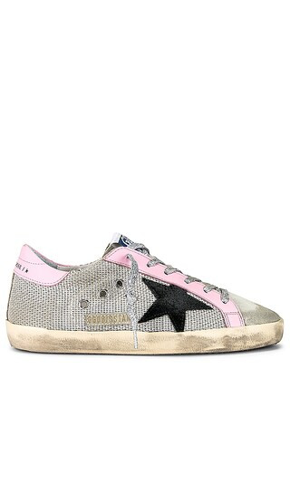 Superstar Sneaker in Silver, Black, & Baby Pink | Revolve Clothing (Global)