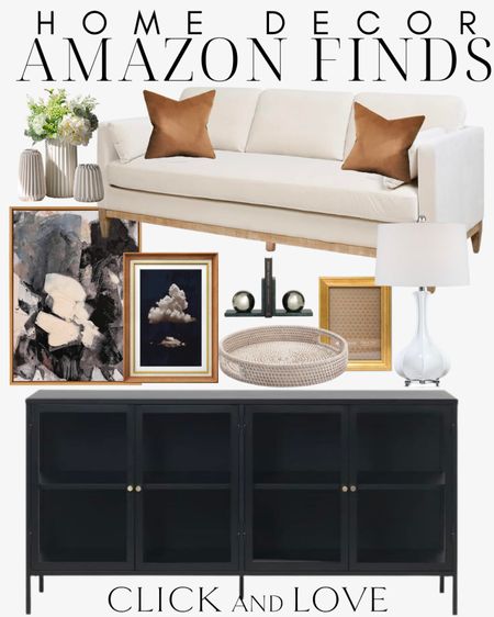 Home decor finds from Amazon! I love a dark toned accent piece 👏🏼

Sideboard, credenza, buffet, decorative accessories, bookends, lamp, gold frame, framed art, abstract art, accent pillow, neutral sofa, vases, Living room, bedroom, guest room, dining room, entryway, seating area, family room, affordable home decor, classic home decor, elevate your space, home decor, traditional home decor, budget friendly home decor, Interior design, shoppable inspiration, curated styling, beautiful spaces, classic home decor, bedroom styling, living room styling, style tip,  dining room styling, look for less, designer inspired, Amazon, Amazon home, Amazon must haves, Amazon finds, amazon favorites, Amazon home decor #amazon #amazonhome

#LTKStyleTip #LTKSaleAlert #LTKHome