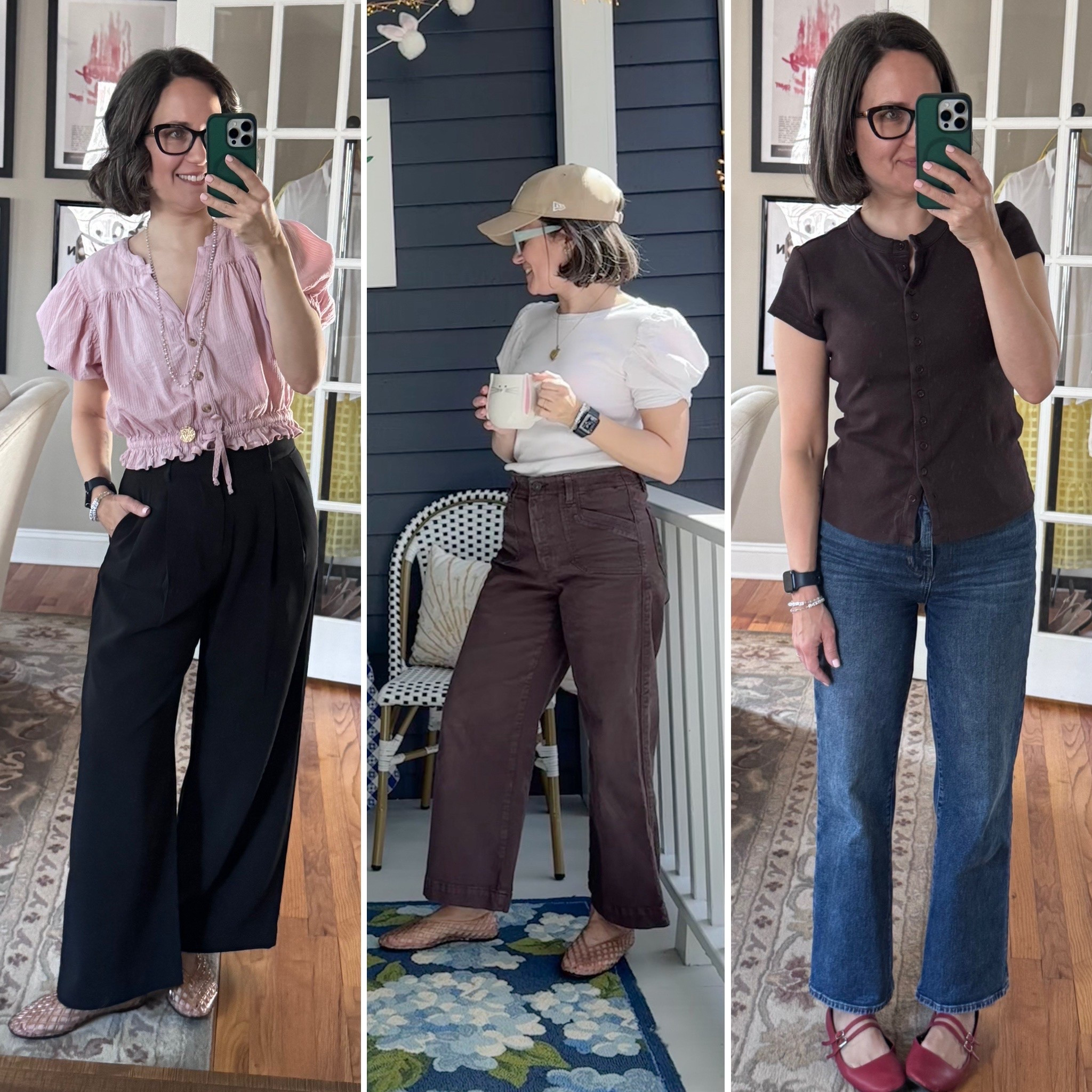 Spring outfits so far this week! 

#LTKPetite #LTKOver40 #LTKSeasonal