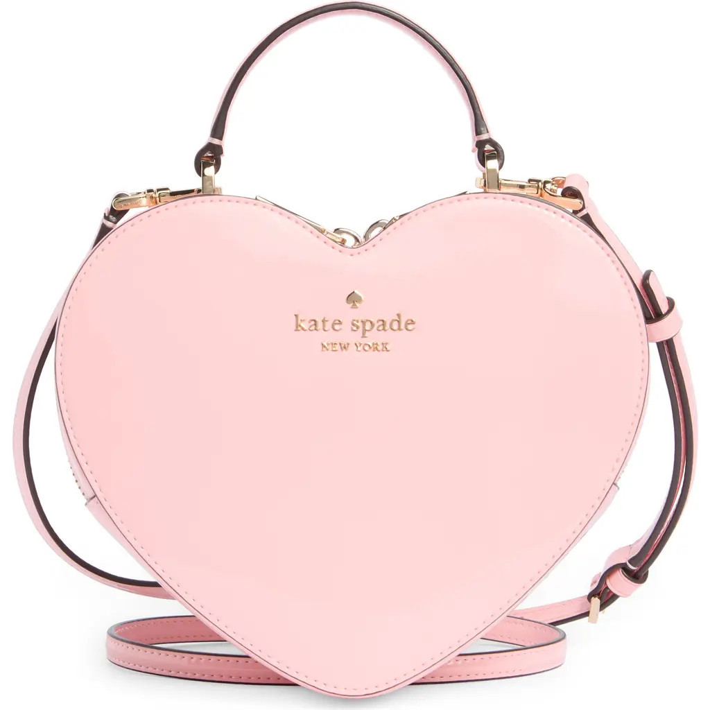 Kate Spade New York love shack heart crossbody bag in Tea Rose at Nordstrom Rack | Nordstrom Rack