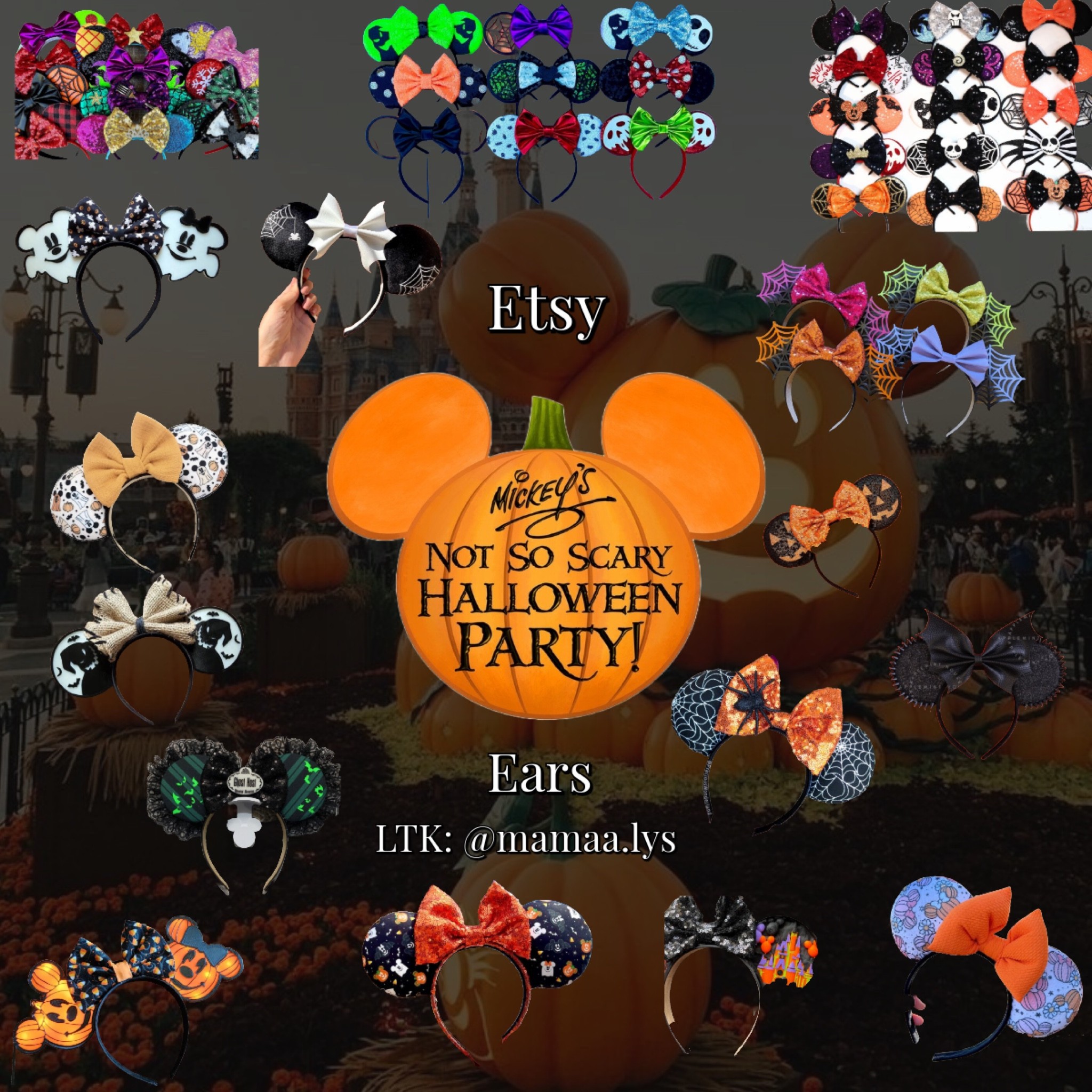 Mickey’s not so scary Halloween party | Mickey’s not so scary Halloween party ears | Disney Halloween | spooky season | Etsy | Etsy Halloween | Disney ears | Disney headband  🎃

#LTKFamily #LTKStyleTip #LTKSeasonal