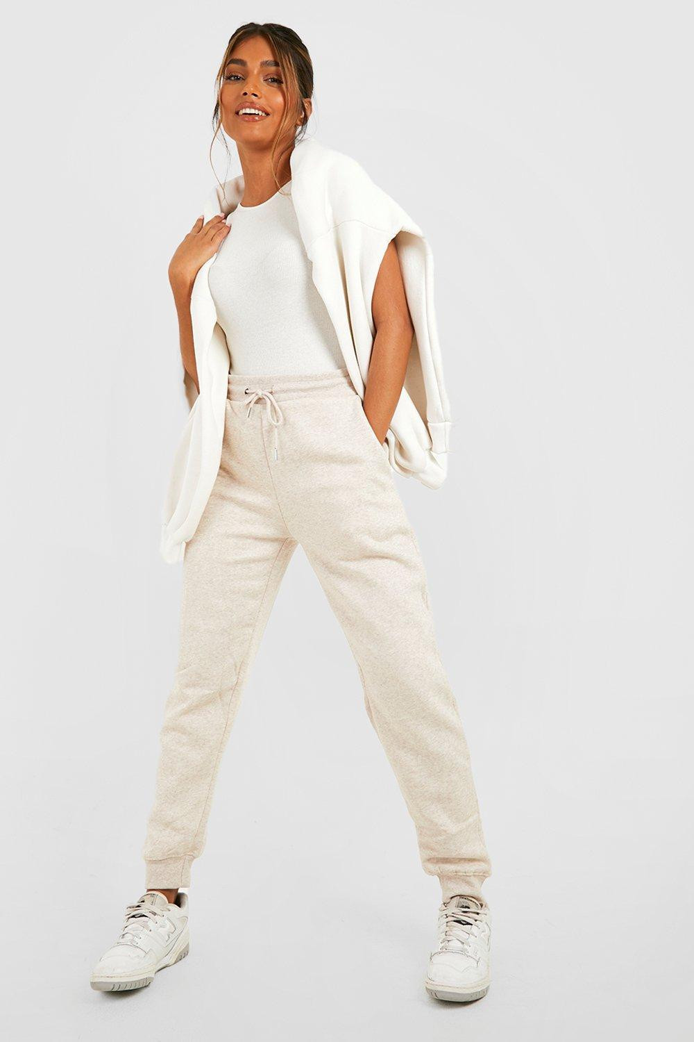 Womens Basic Sweat Jogger - Cream - Xl | Boohoo.com (US & CA)
