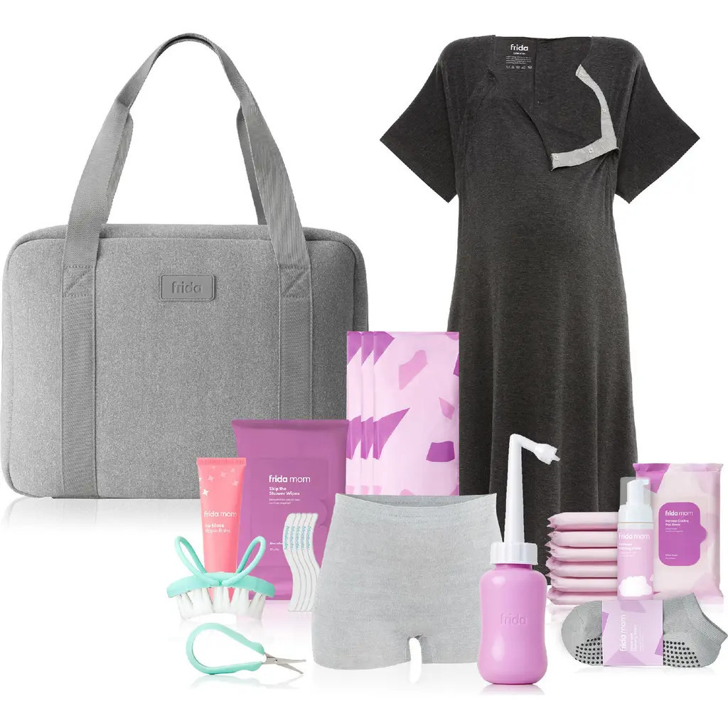 Fridababy Fridamom Motherload(ed) Hospital Bag Kit in Grey at Nordstrom | Nordstrom