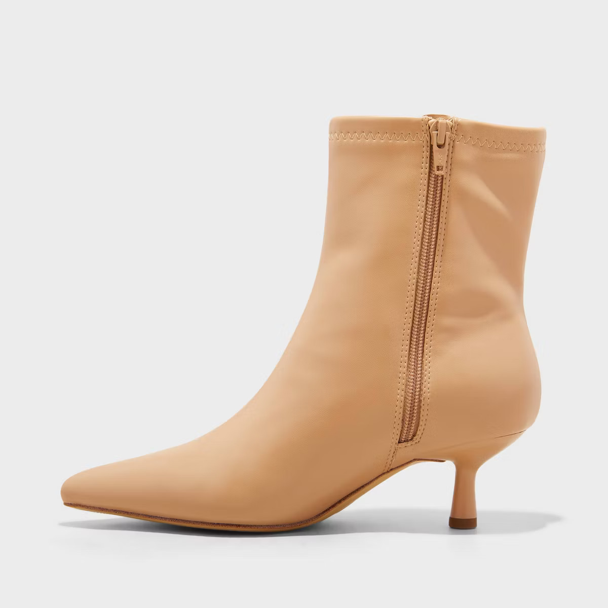 Women's Lonnie Kitten Heel Stretch Ankle Boots - A New Day™ | Target