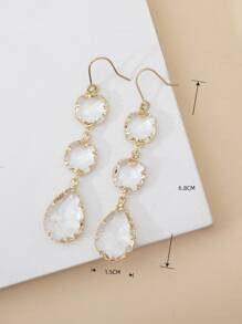 2pcs Water Drop Earrings SKU: sj2301308839383378(22 Reviews)$2.60S3 ExclusiveThe promotion is onl... | SHEIN