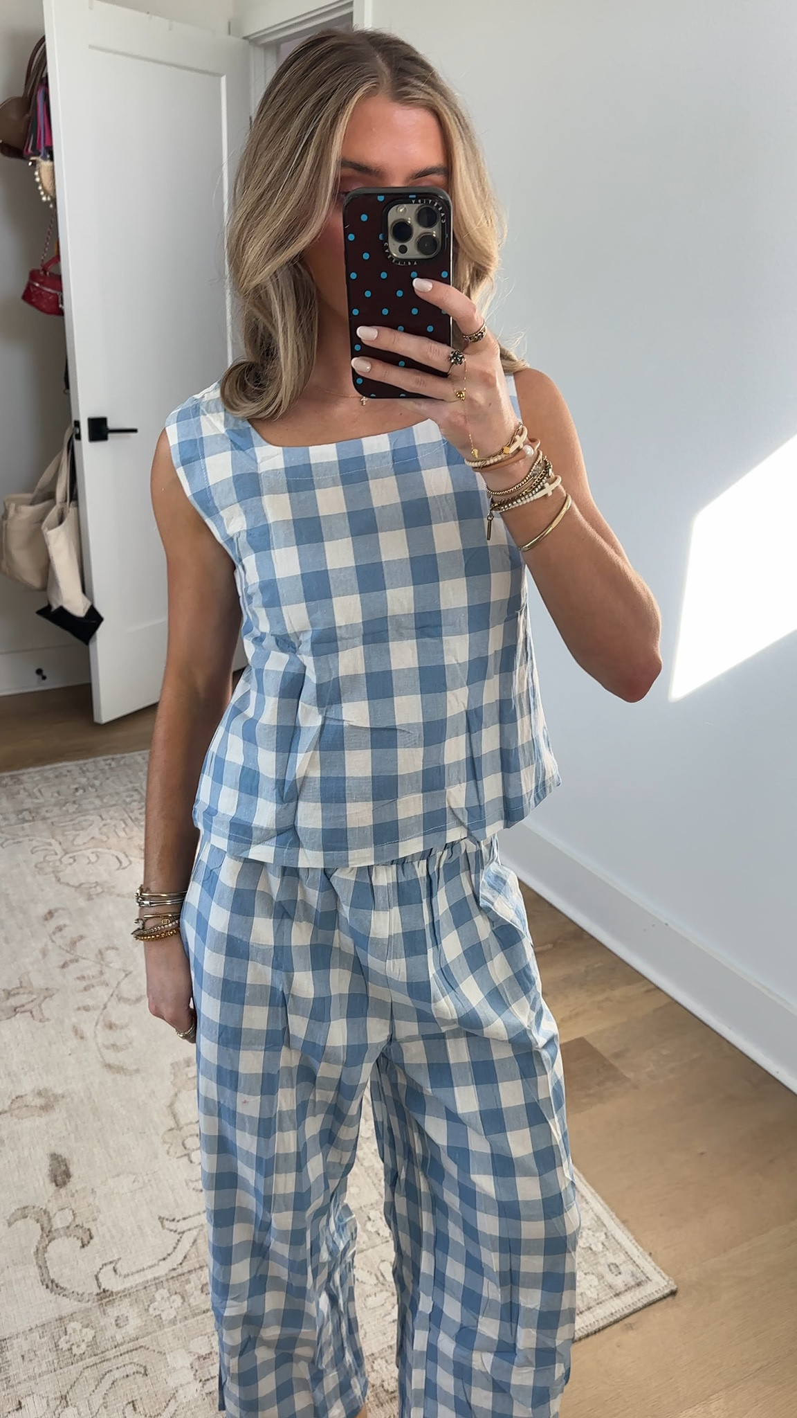 Amazon size small Womens 2 Piece Outfits Gingham Set Y2k Cotton Vacation Plaid Pajamas Summer Sleeveless Top Checker Matching

#LTKSaleAlert #LTKootd #LTKSeasonal