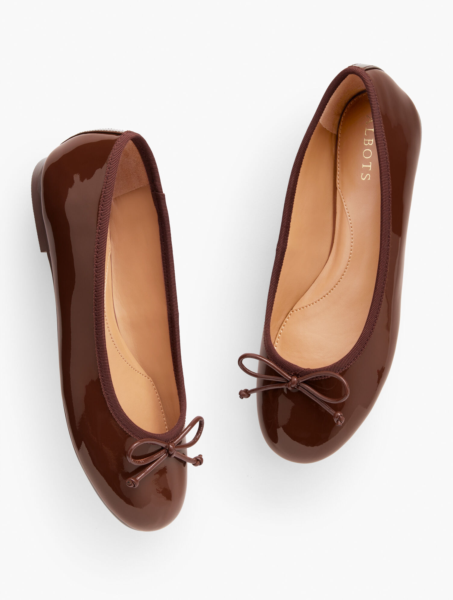 Blair Patent Leather Bow Ballet Flats | Talbots