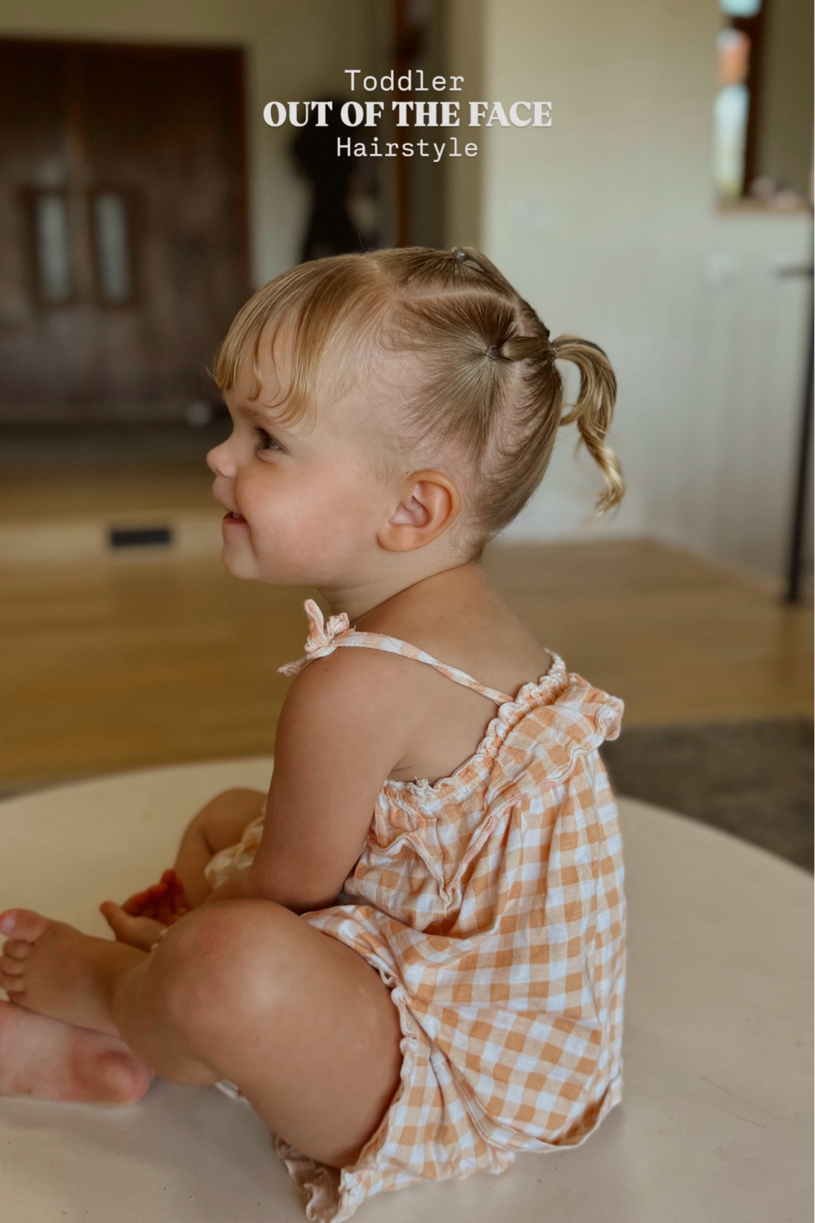 Cute toddler updo 
