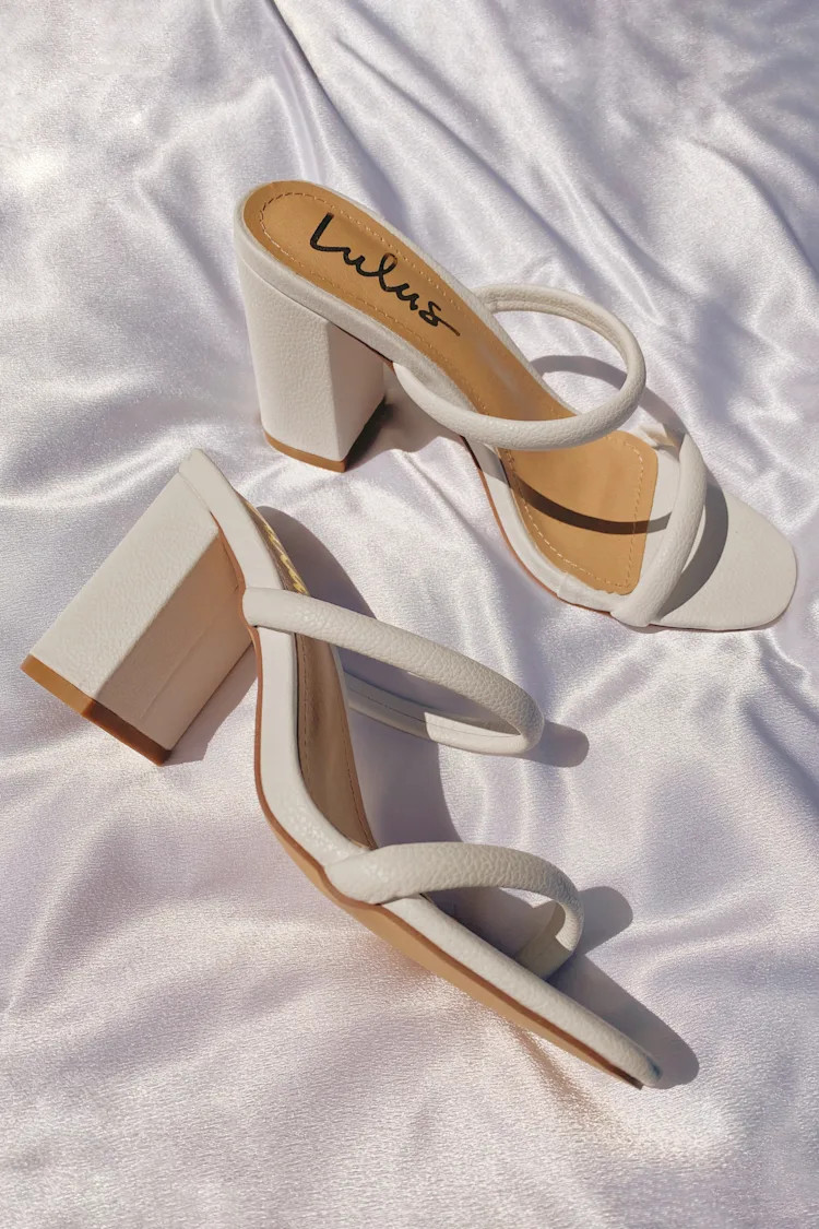 Addien White High Heel Sandals | Lulus (US)