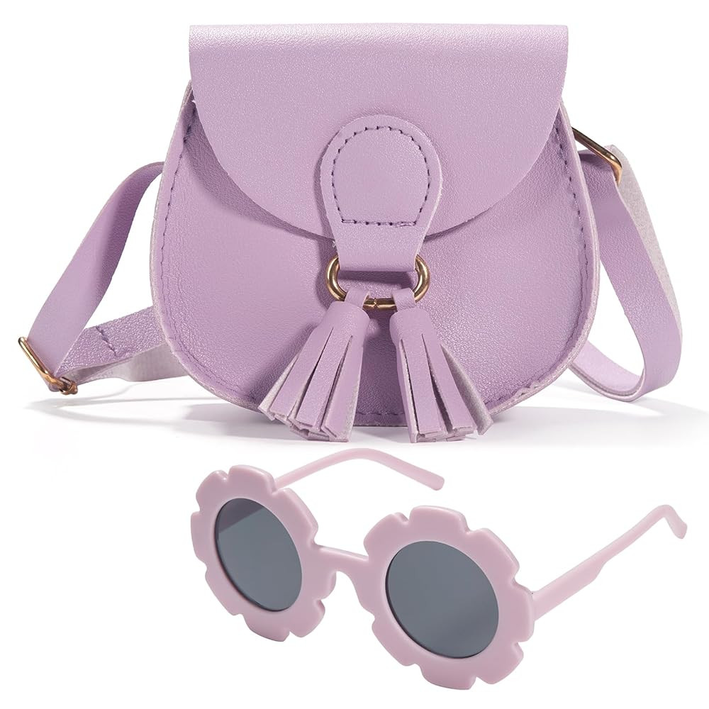 Girls Purse, Kids Crossbody Purse, Shoulder Bags for Toddler, Tassel Bags for Girls Age 2-14 | Amazon (US)