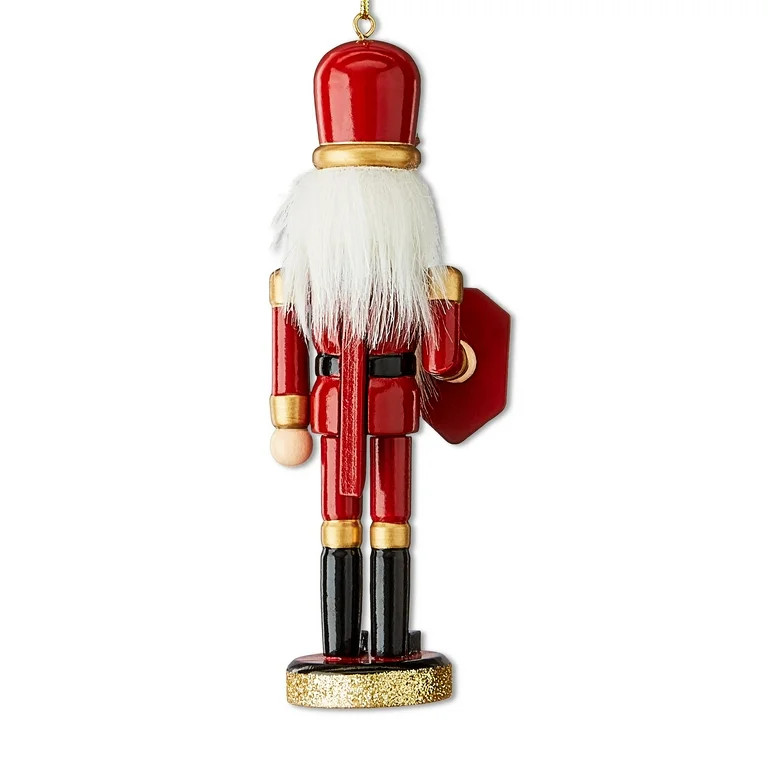 Nutcracker Christmas Ornament, Red, 5.5", by Holiday Time | Walmart (US)