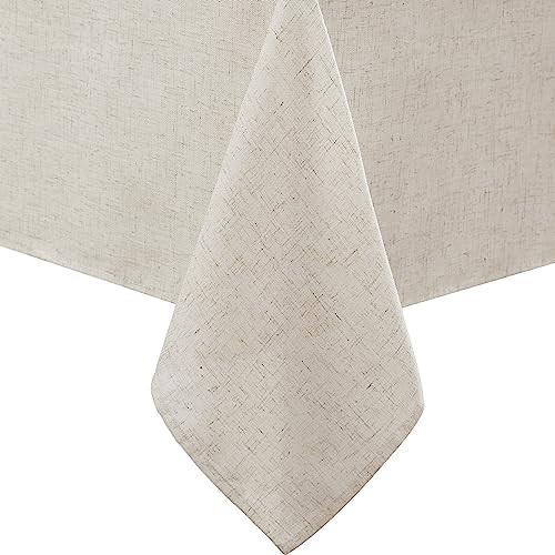 Laura Ashley Dothan Luxury Linen Blend Tablecloth for Formal Dining, Holiday, Wedding or Party, 6... | Amazon (US)