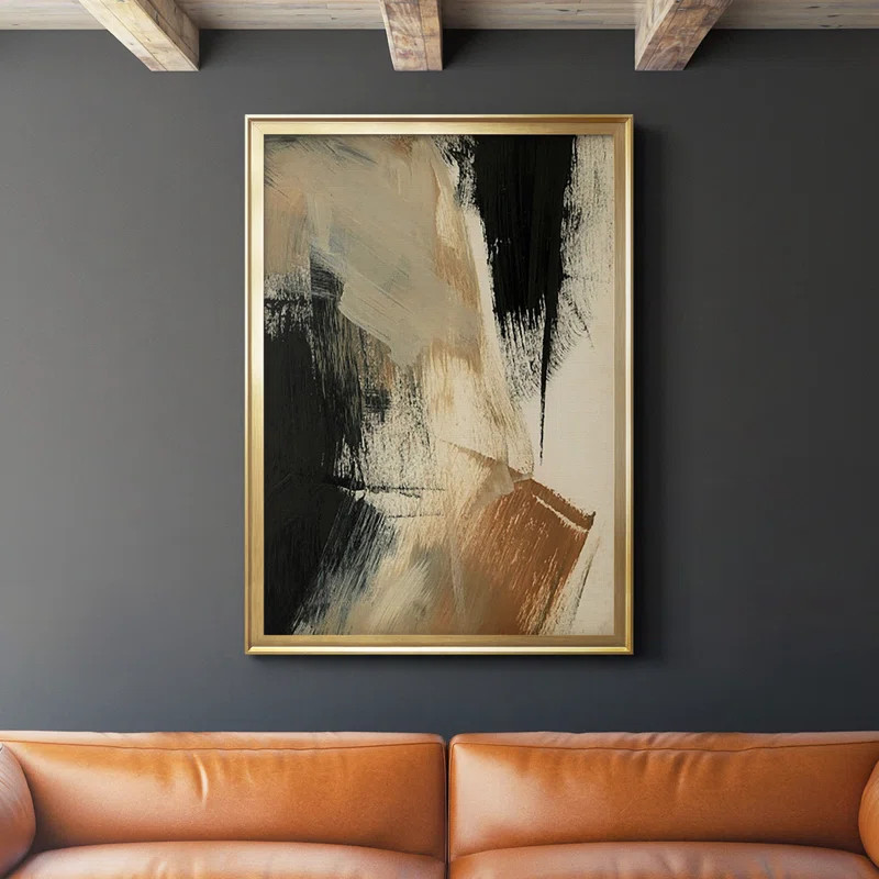 Baked Paintstrokes V Framed On Paper Print | Wayfair North America
