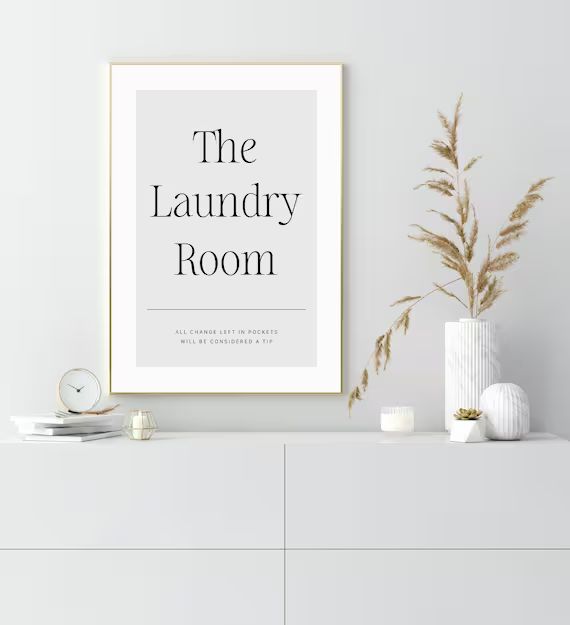 Laundry Room Print | Funny Utility Room Poster | Housewarming Gift | Laundry Room Decor | Funny L... | Etsy (US)