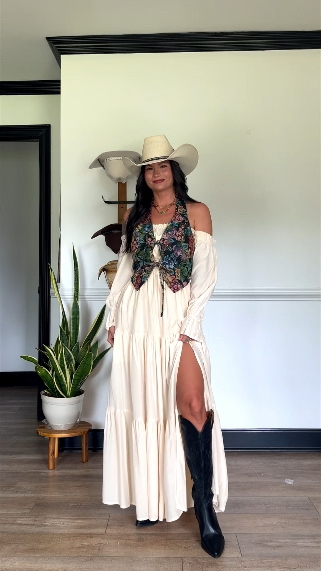 Can never go wrong with a vest & off the shoulder dress combination! Love the colors in this one! Code LORIG30 or LORILYNN35 to save on vest!

#LTKFestival #LTKootd #LTKgrwm