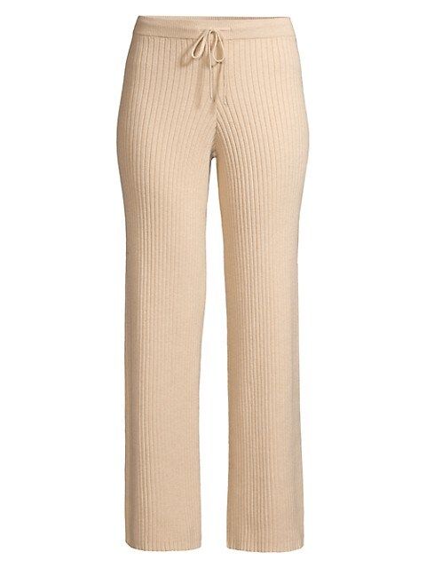 Kennedy Rib-Knit Pants | Saks Fifth Avenue