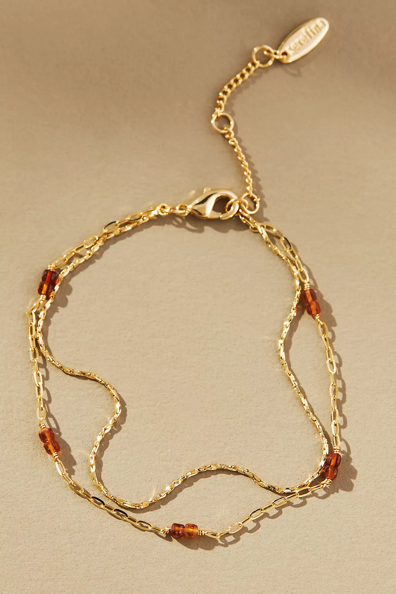 Double-Layer Beaded Chain Bracelet | Anthropologie (US)