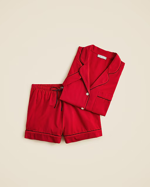 Dreamy cotton-blend pajama short set | J. Crew US