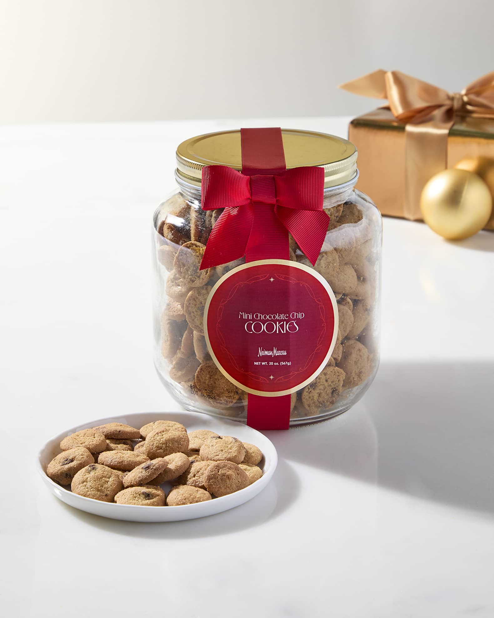 Neiman Marcus Mini Chocolate Chip Cookies in Glass Half-Gallon Jar | Neiman Marcus